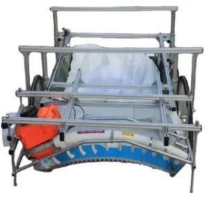 Gasoline Lavender Tea Harvester Machine Curved and Straight Blade