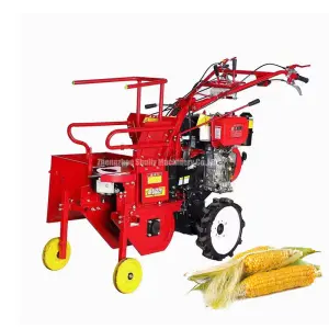 Competitive Mini Easy-to-operate Hand Push Self-Propelled Corn Harvester Maize Harvesting Machine