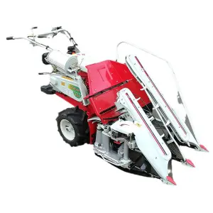 Hand Held Multifunction Rice Wheat Forage Harvester Reaper Binder Machine at