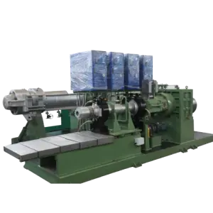 XJL-200 Rubber Extruder for Rubber Sheet Production Cold Feeding Rubber Extrusion Line with CE