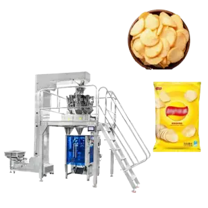 High-Speed Vertical Packing Machine for Puffed Food Multi-Nozzle Filler for Cheese Balls Extruded Snacks Plastic Paper Bag