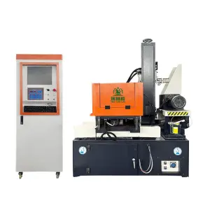 DK7735 High Speed CNC Wire EDM Cutting Machine Condition with Core Components Motor and PLC