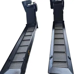 CNC Machine Tool Vertical Chip Conveyor Chain Plate Type Scrap Elevator Assembly Line Component for Machining Center