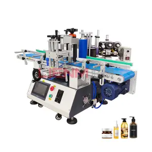 Auto Labeling Machine Small Tabletop Round Bottle Label Applicator Machine With Coding Machine Function