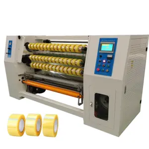GL-213 Automatic Tape Making Machine BOPP Gum Adhesive Tape Slitting Cutting Machine
