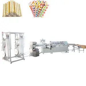 Low Wheat Straw Paper Making Machine Pulp Machine High Speed Drinking Paper Straw Machine