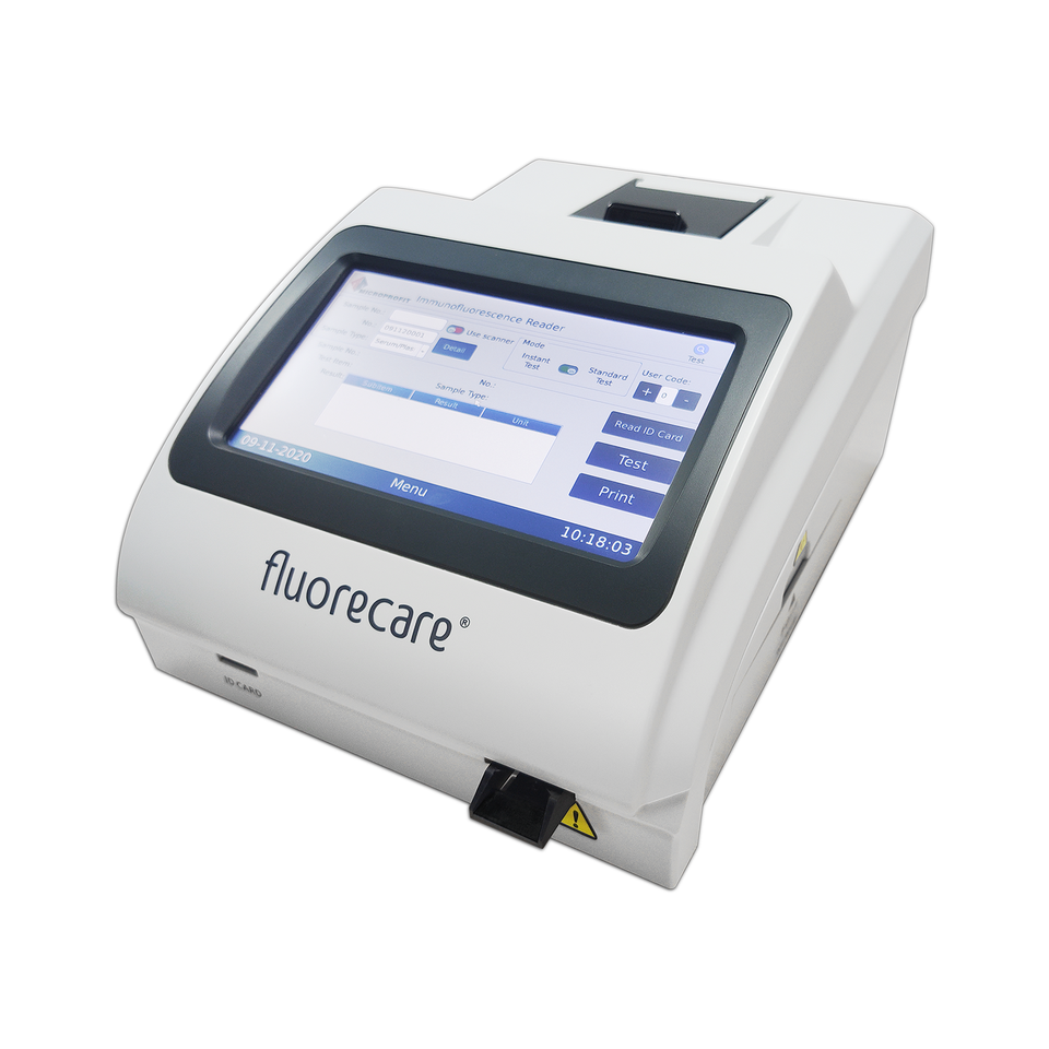 Fluorecare High Accuracy User-friendly Dry-type FIA Immunology Analyzer With cassettes POCT for Diabetes