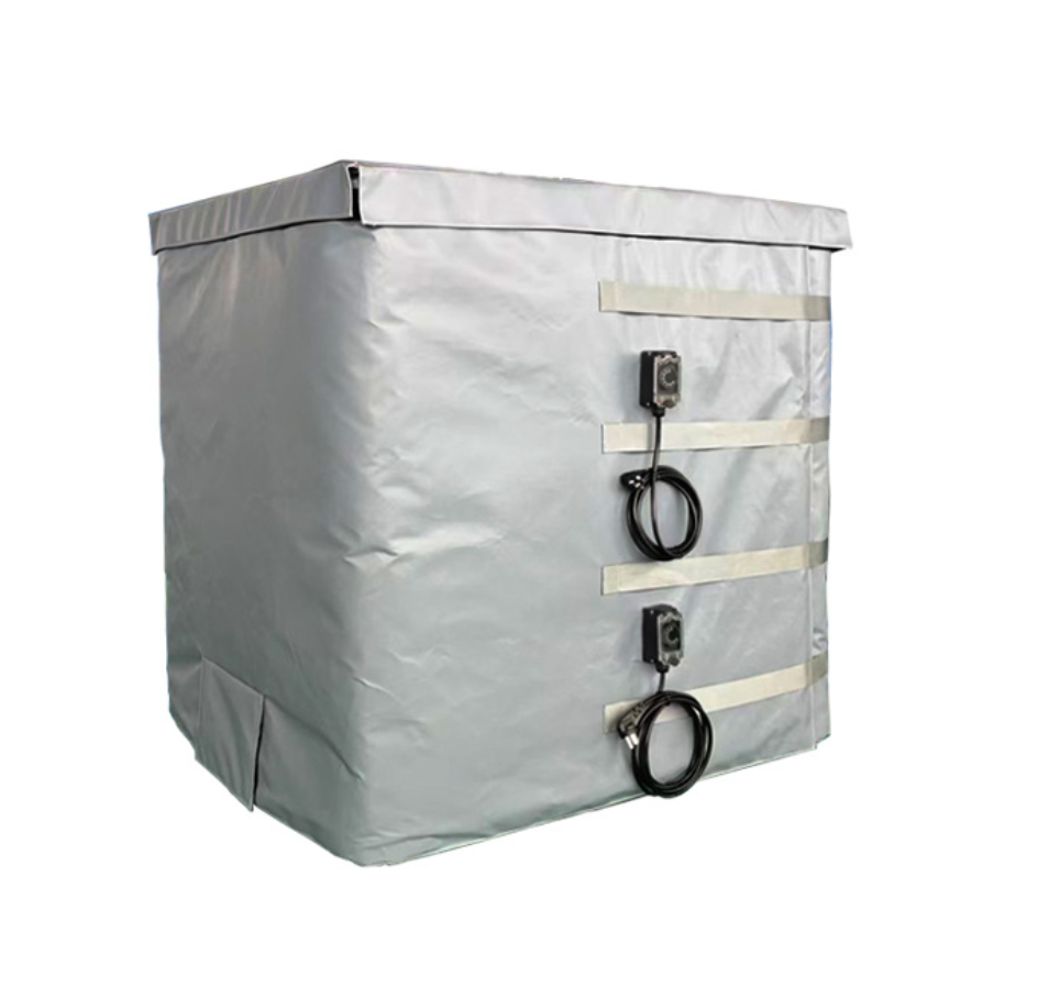 Industrial Stainless Steel Drum Heater for IBC/Ton Barrels 1000L Capacity Electric Tracing Heater 220V High-Temperature