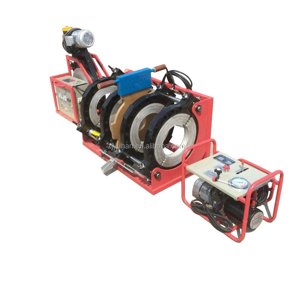 YUHAN Hydraulic 630mm Polyethylene Pipe Butt Fusion Welding Machine 10.5kW 610kg Plastic Welder up to 630mm 220V/50Hz