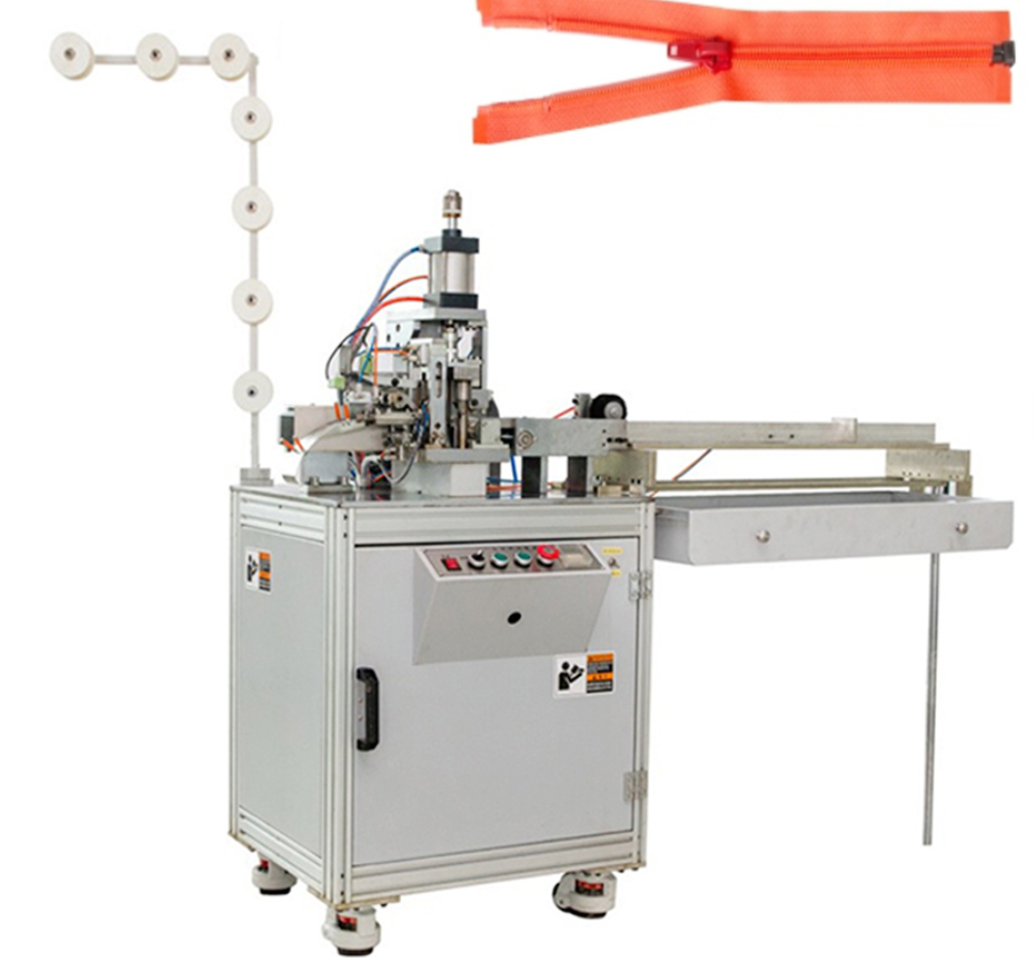 Nylon Zigzag Cutting Machine, Automatic Zipper Slider Making Machines Finished Zipper Machine Zipper Manufacturer