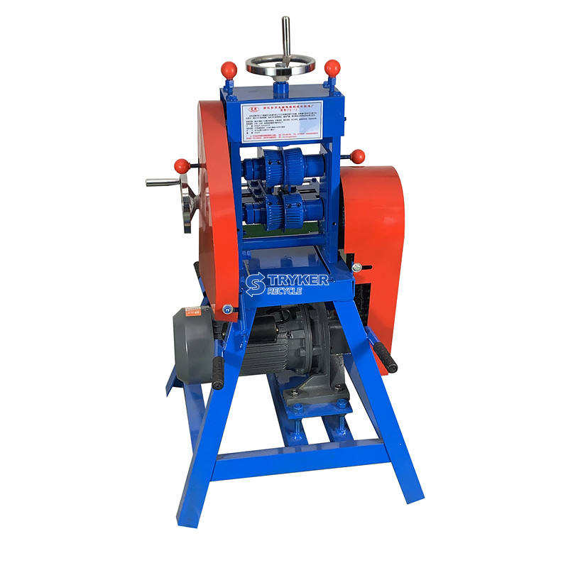 ST-120 Rubber Wires Paring Machinery Electrical Cable Wire Reclsimer Peeling Scrap Power Cord Machine