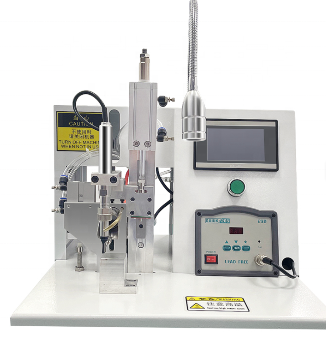 Automatic Wire Soldering Machine with Auto Solder Wire Feeding