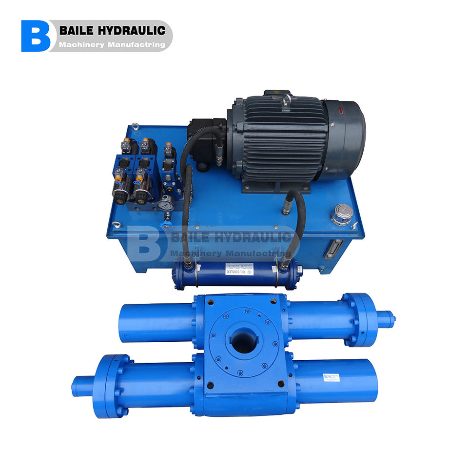 Synchronous Installation of Shunt Cylinder Hydraulic System in Motor Hydraulic Pump Station