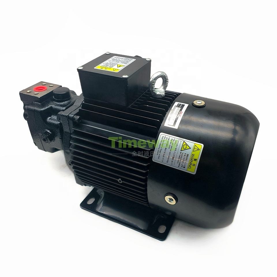 Hydraulic Oil Pump UVN Series Vane Pump Connects with Motors UVN-1A-2A4-2.2-4-11 Hydraulic Power Station Electric Motor Unit