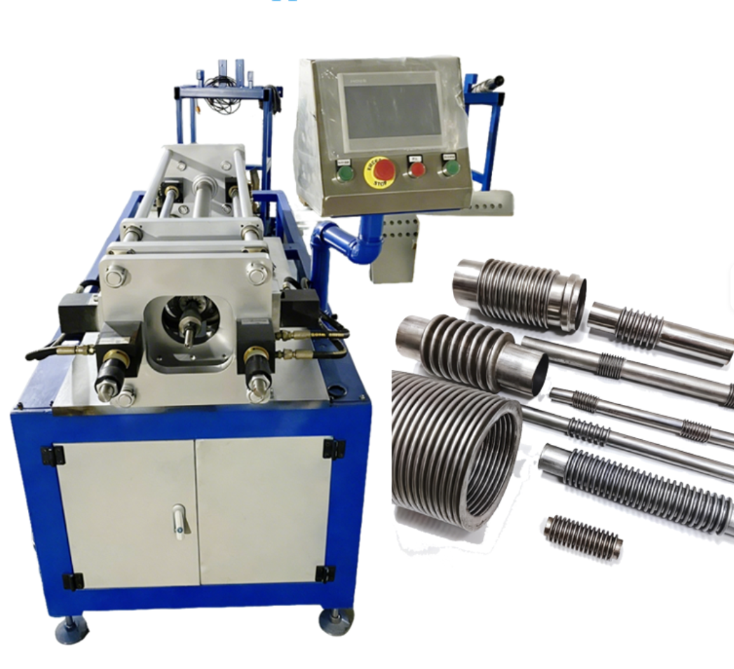 Semi-automatic Hydraulic Exhaust Copper Stainless Steel Metal Tube Bellows Forming Machine for Stainless Steel Expansion Bellows