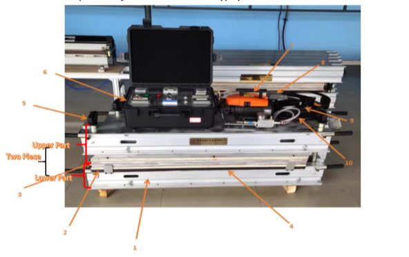 Belt Rubber Conveyor Belt Hot Splicing Vulcanizing Press Machine Model: LFP-1200X400 TWO PIECE COMPACT VULCANIZING PRESS