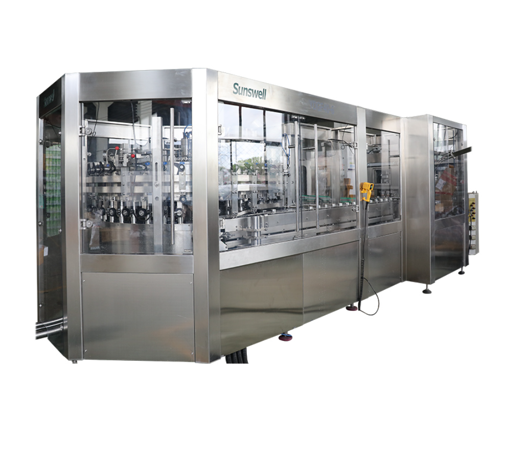 Empty Cans Production Line Complete Beverage Canning Line Aluminium Can Filling Seaming Machine