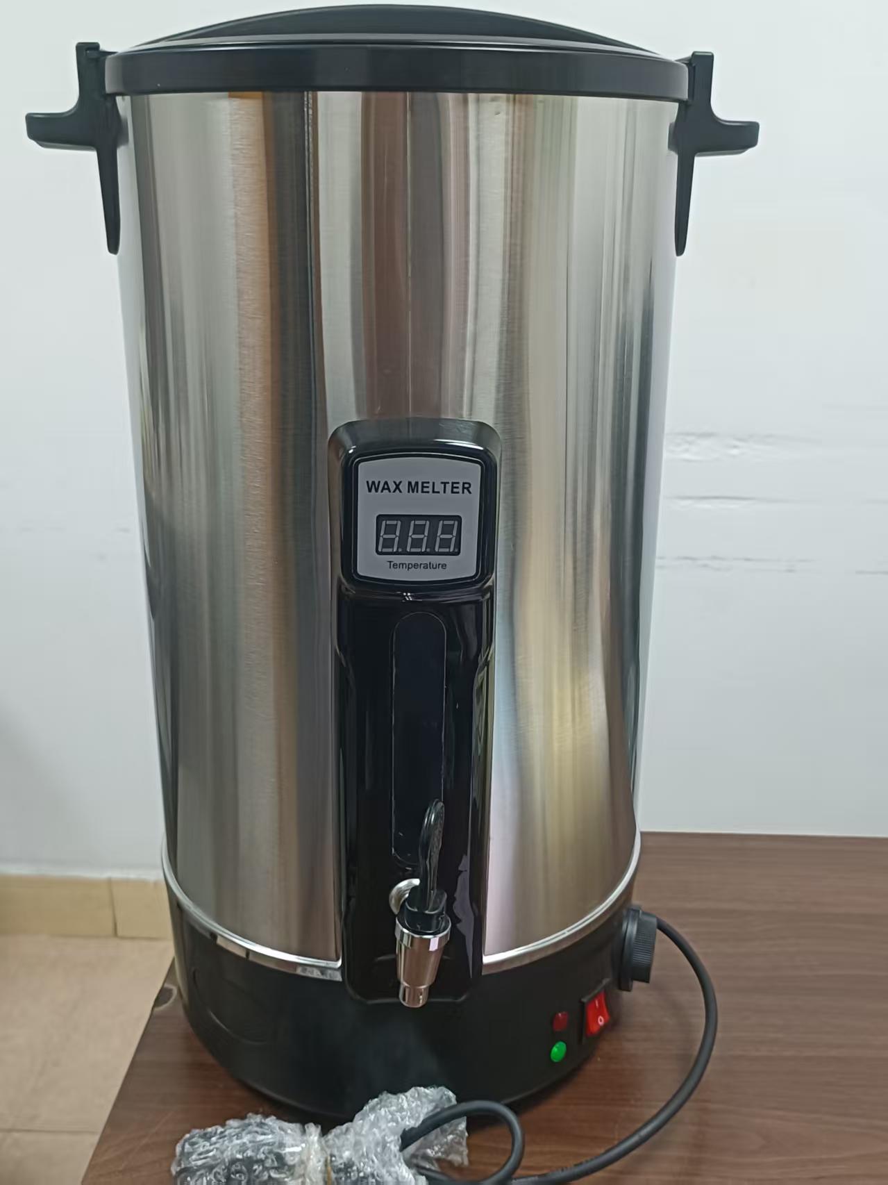 Stainless Steels 10L Wax Melter Soy Wax Beeswax Paraffin Wax Melting tank Candle Melting Machine