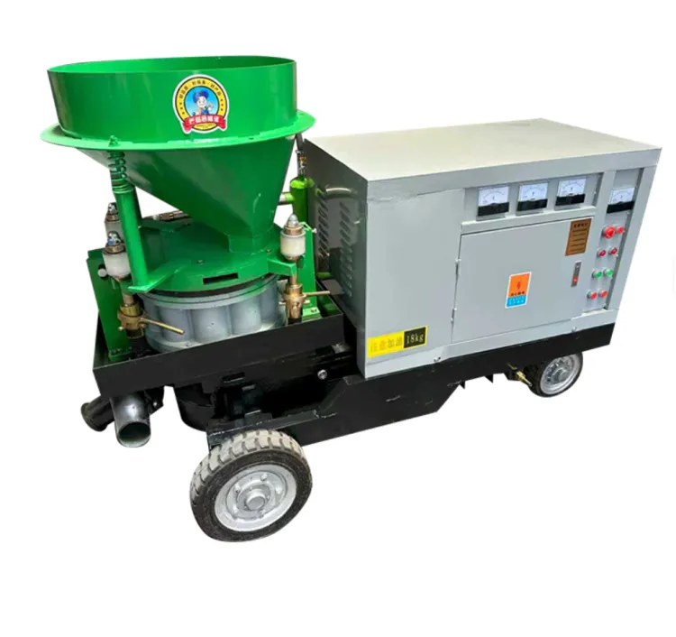 Hsp Series Wet Dry Mixer Mortar Concrete Cement Shotcreting Spray Plastering Spraying Truck Shotcrete Machine