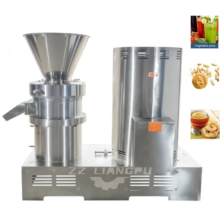 Industrial Hazelnut Pistachio Paste Grinding Mill Stainless Steel Ginger Colloid Mill Crusher