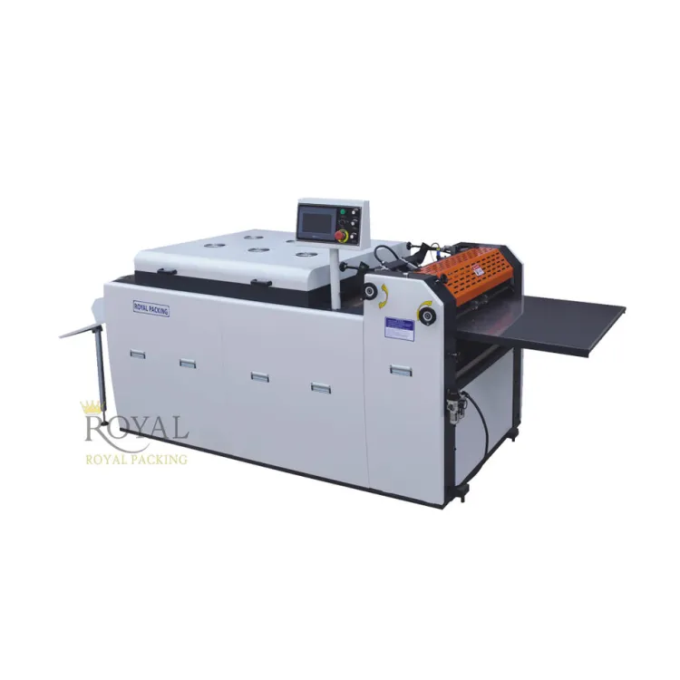 650 Semi Automatic Texture UV Varnish Coating Machine for Paper Sheet Machine
