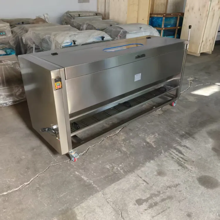 Automatic Vegetable Cleaning Processing Equipment Potato Washing Peeling Machine 750KG per hour