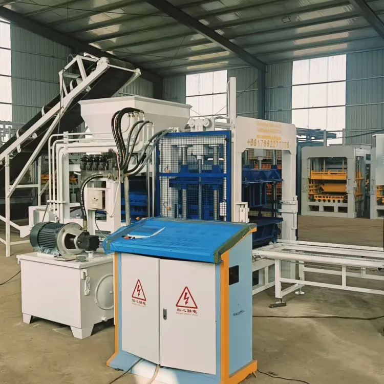 QT 6-15 Brick Making Machine Block Making Machine for Mold Cement Clay Concrete Bricks Paving Making Machine