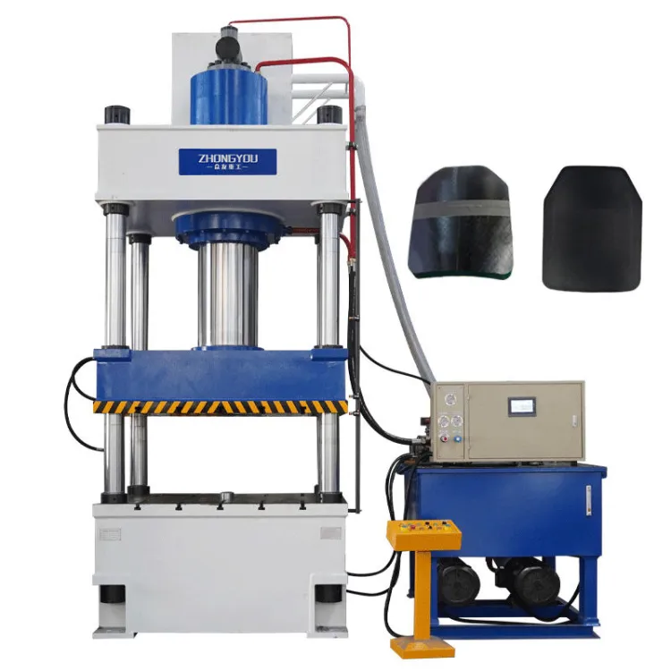 630 Tons Ceramic Fiber Composite Press Bulletproof Plate Moulding Hydraulic Press