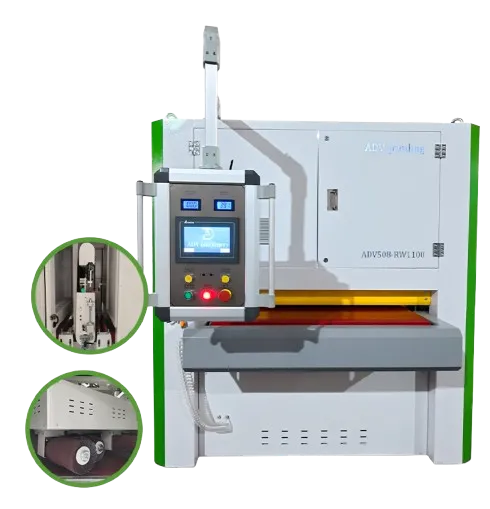 Sheet Metal Burr Removal Machine Abrasive Belt Rotary Brush Deburring for Steel Parts Fabrication