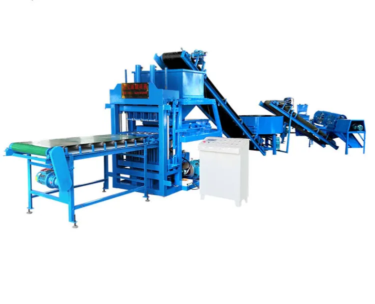 4-10 Complete Set Africa Interlocking Eco Brick Making Machinery Small Scale Soil Brick Factories Machine
