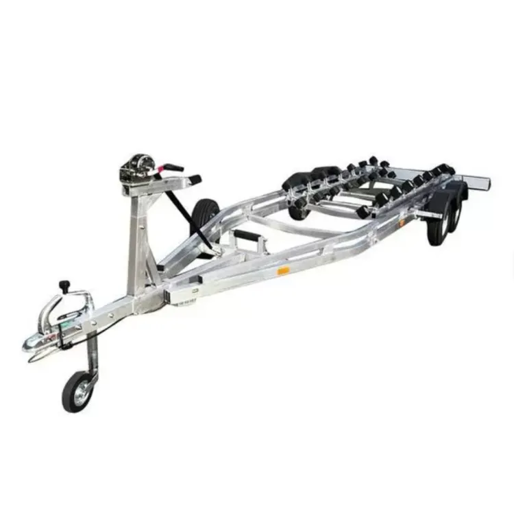 Allhouse BOAT Aluminum Boat Trailer Dual Axle Marine Grade Chassis 2000KGS Max Payload Strong Stability Yacht