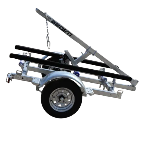 Small Compact Folding Boat Trailer for Inflatable Boat Use