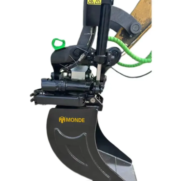 MONDE Tilt Rotator Construction Quick Hitch Rotating Tilting Universal Quick Coupler for 15-35Ton Excavators