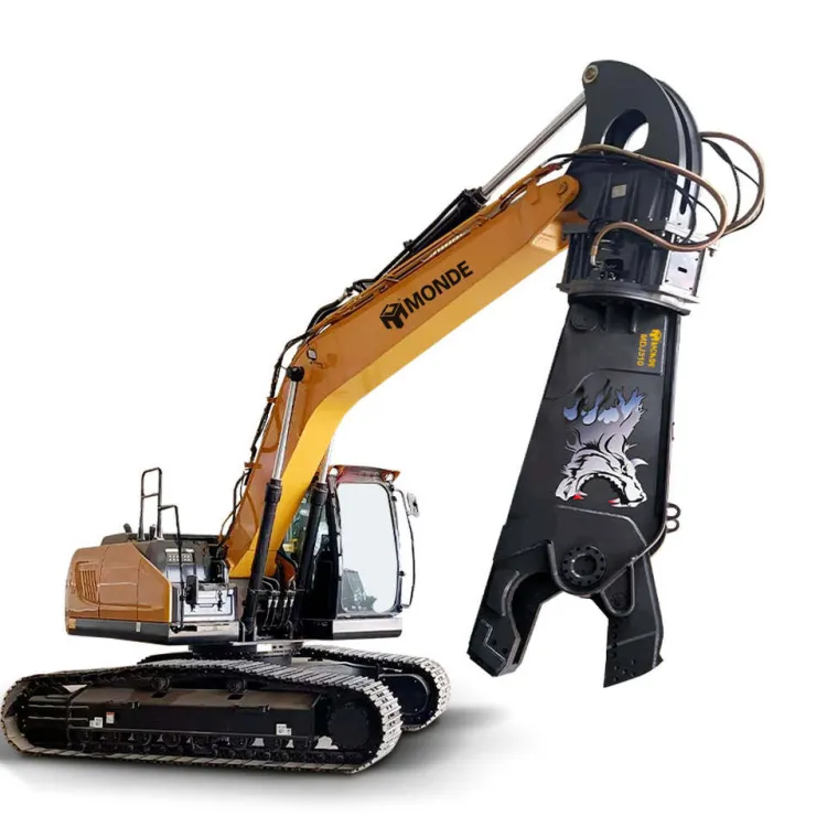 Excavator Nosed Pliers Hydraulic Rotating Eagle Shears with Engine Core for Metal Scrap Steel Demolition and Core Gear Shear