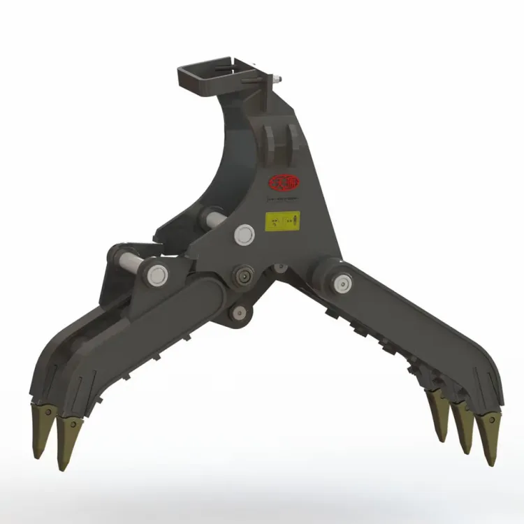 XUVOL Hydraulic Scrap Grapple Powerful Stainless Steel Excavator Attachments Condition Motor Core Component Mechanical Clamp