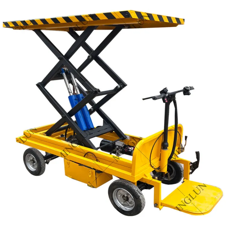 Heavy-Duty Custom Electric Lifting Cart with Max 6m Rise for Agriculture Fruit Picking and Retail Supermarket Applications