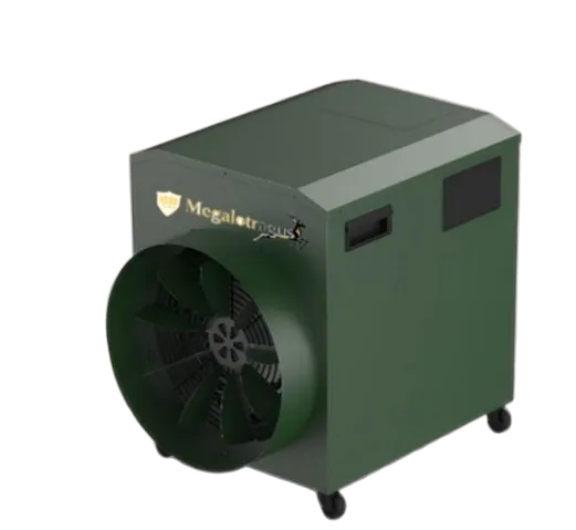 30kW Stainless Steel Square Smart Model Industrial Finned Electric Air Heater with Motor High-Airflow 3700m/H 380V