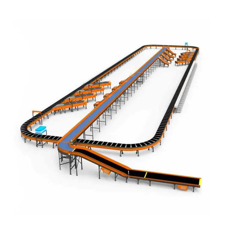 2025 Intelligent Innovation Logistics Sorter Automatic Wheel Sorter Applicable to All Industries Conveyor Sorting