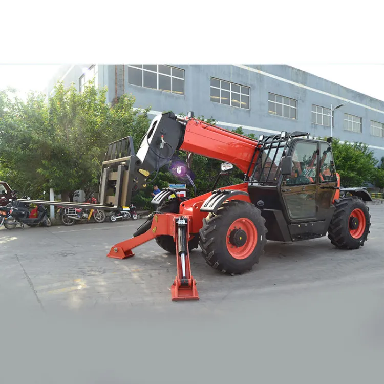 Excellent Fuel Economy forestry / timber handling telescopic crawler crane telescope truck crane with baskete tlescopic crane