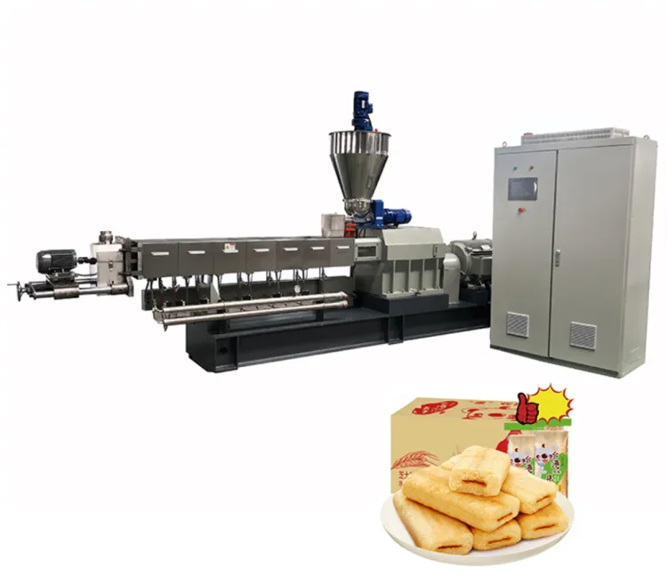 150 kg Per Hour Core Filling Snack Food Processing Machinery