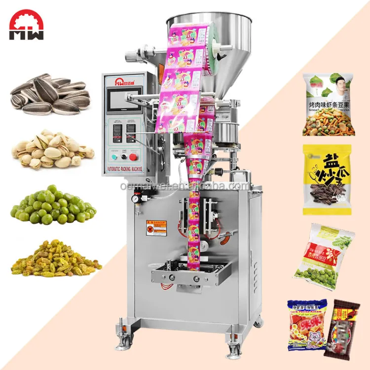Multi-Function Packaging Machines for Tea Bag Pouch Film Packaging Filling Labeling Low for Food Material Making Packing