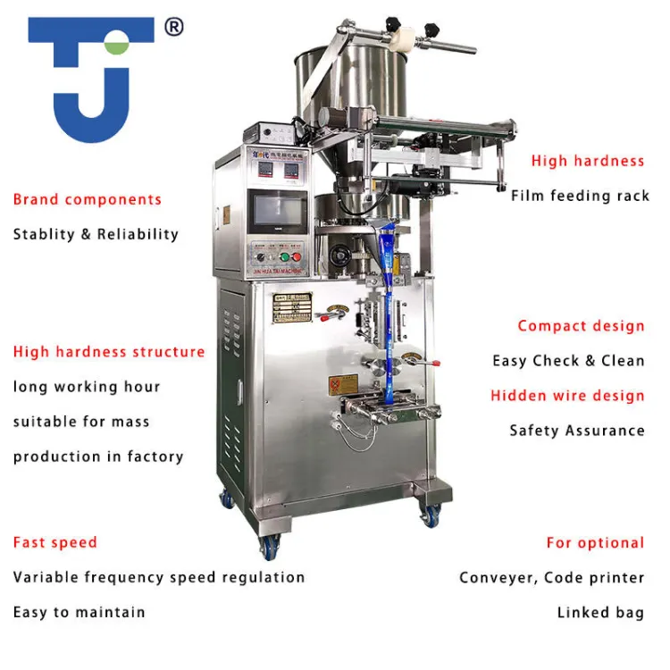 Automatic Bag Vertical Small Business Plastic Bag Pouch Made in Filling Making Multi-Function Packaging Machine