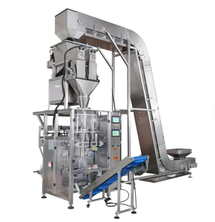 1kg 2kg 5kg 10kg Fully Automatic VFFS Commercial Ice Packing Machine Ice Maker Machine Ice Block Cube Bags Packaging Machine
