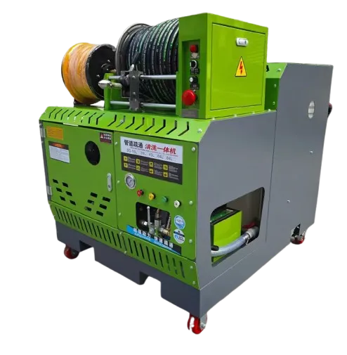 37HP 200Bar Professional High Pressure Sewer Jetting Machine Pipeline Sewer Drain Cleaning Machine for Commercial Clog Removal