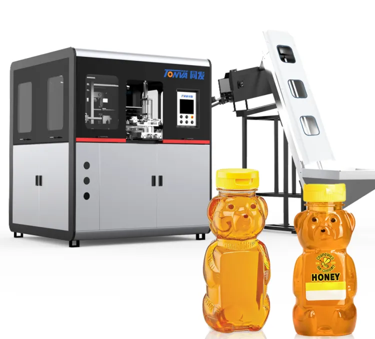 PET Plastic Mini Cartoon Bear Bottle Honey Bottle Blow Making Molding Machine