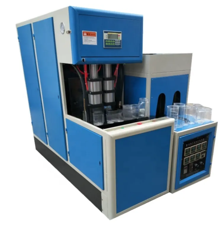 TXM Semi Automatic PET Plastic Jar Bottle Blowing Machine Honey Candy Wide-mouthed Bottle Making Machine Blow Molding Machine