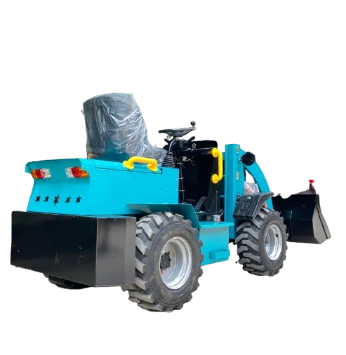Electric Loader 800kg Compact Electric Mini Front Battery Wheels Loader Small Farm Garden Construction