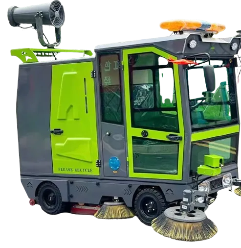 Ride on Electric Street Sweeper for Warehouse with Large Capacity Hopper and Durable Rolling Brush