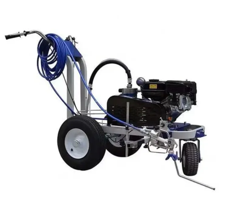 SW-5D Hand-push Airless Line Striper Pavement Cold Paint Road Marking Machine Parking Lot Painting Line Striping Machine
