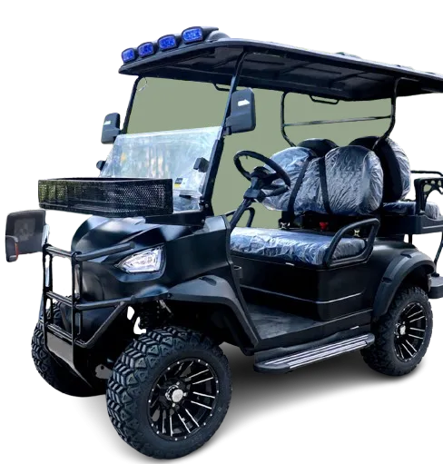 Robetaa Electric Powered 4 Wheel 6 Seater Golf Cart Electric Utility Lithium Off Road Club Car Golf Cart